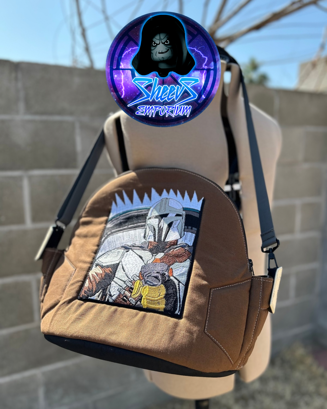 Sheevs Emporium Art: Shiny Space Man Utility Bag