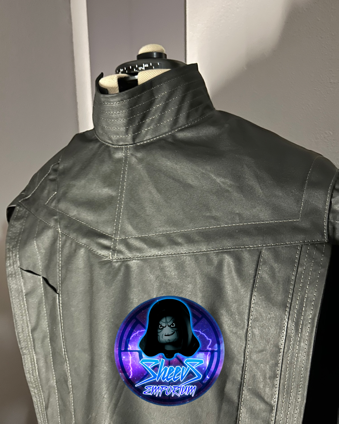 Sheevs Emporium Art: Imp Pancho in Black Waxed Canvas