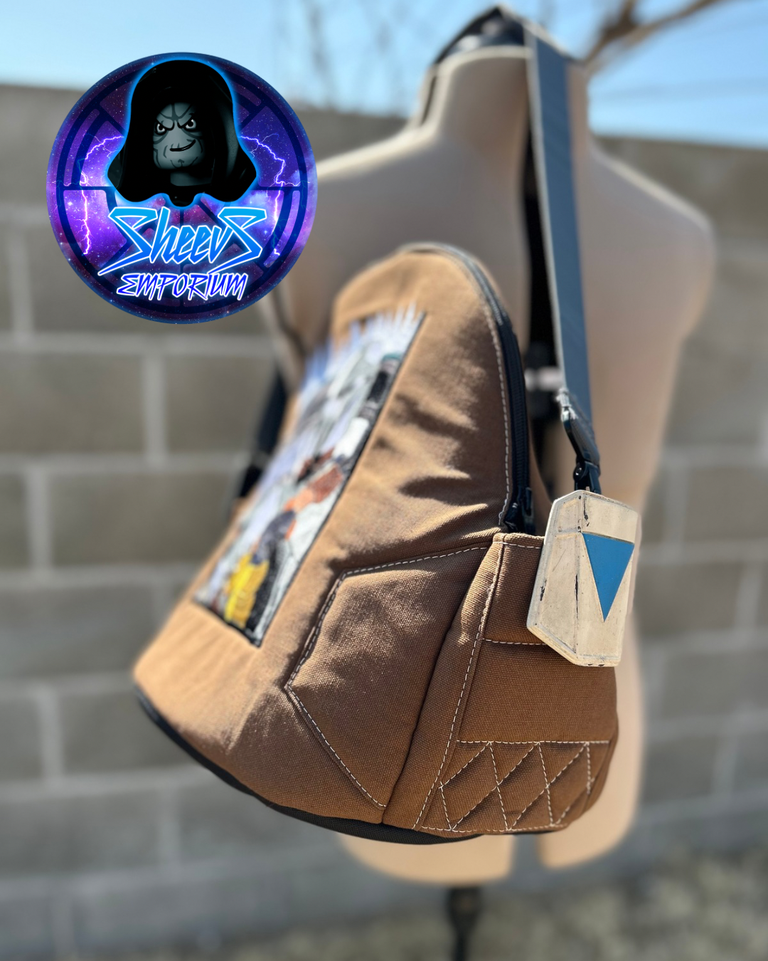 Sheevs Emporium Art: Shiny Space Man Utility Bag