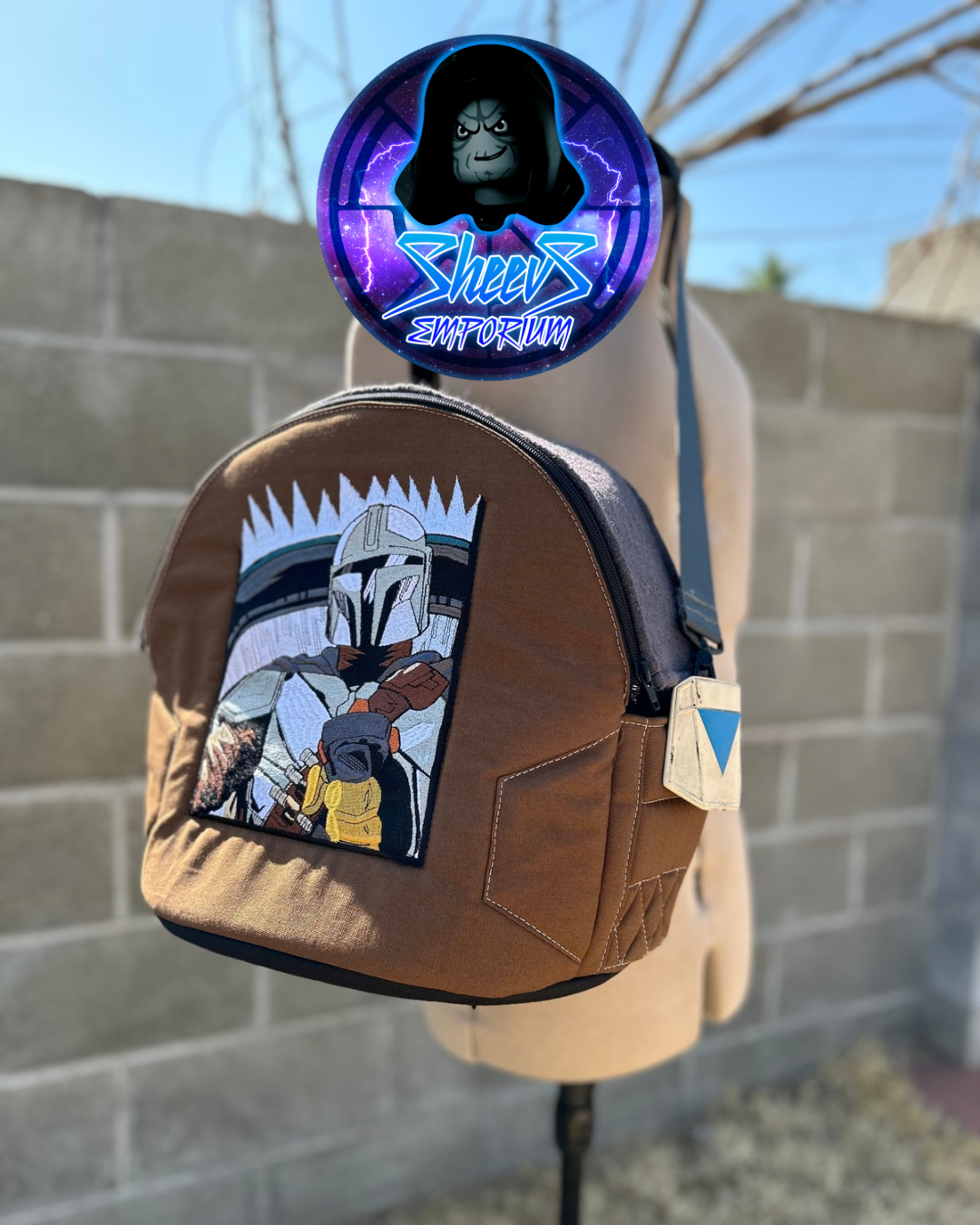Sheevs Emporium Art: Shiny Space Man Utility Bag