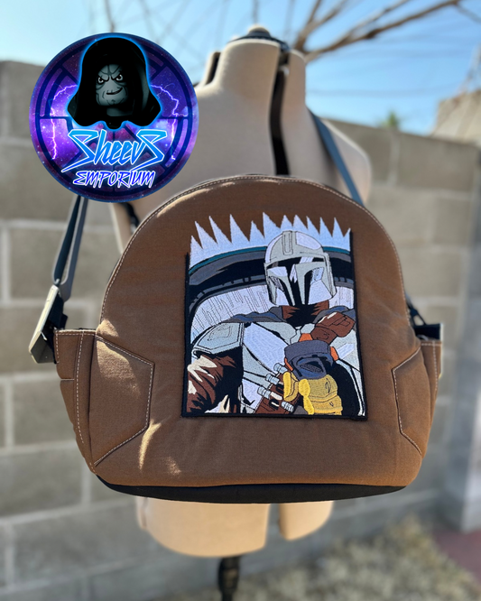 Sheevs Emporium Art: Shiny Space Man Utility Bag