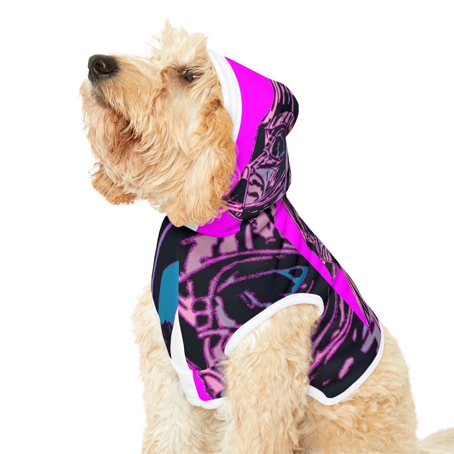 Sheevs PetLine: Siths Pawfect Partner:  Trendy Pet Hoodie with Vibrant Graphic Design