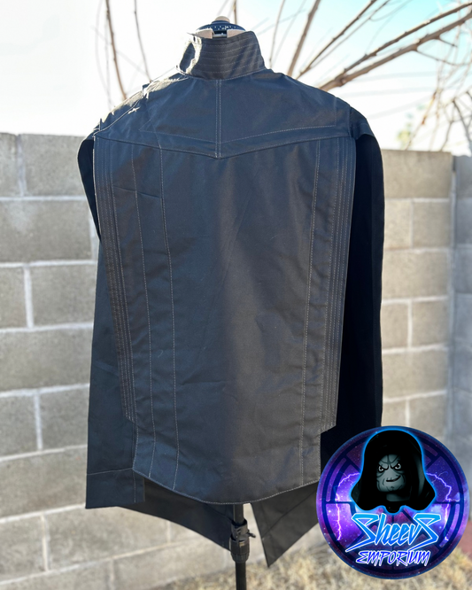 Sheevs Emporium Art: Imp Pancho in Black Waxed Canvas