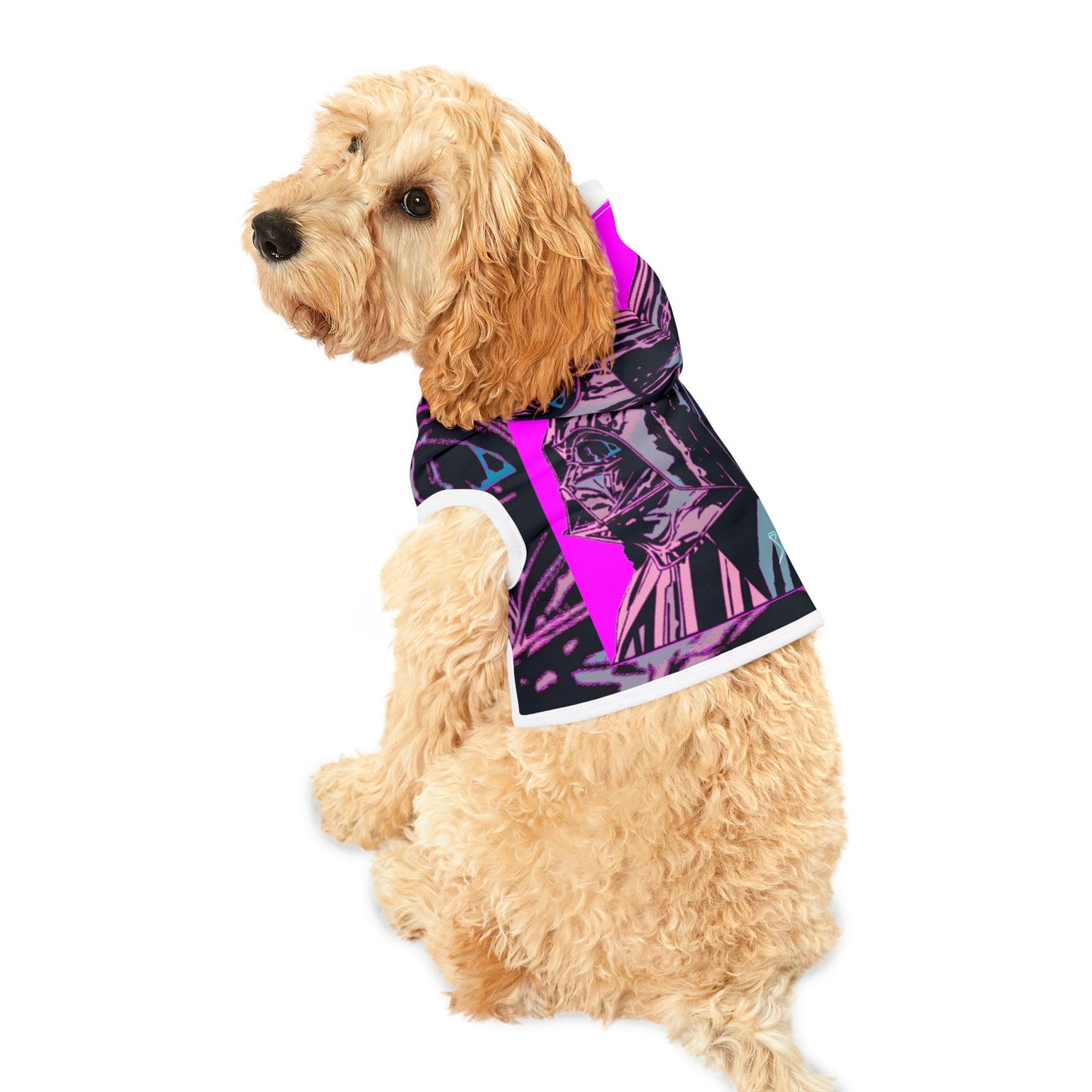 Sheevs PetLine: Siths Pawfect Partner:  Trendy Pet Hoodie with Vibrant Graphic Design