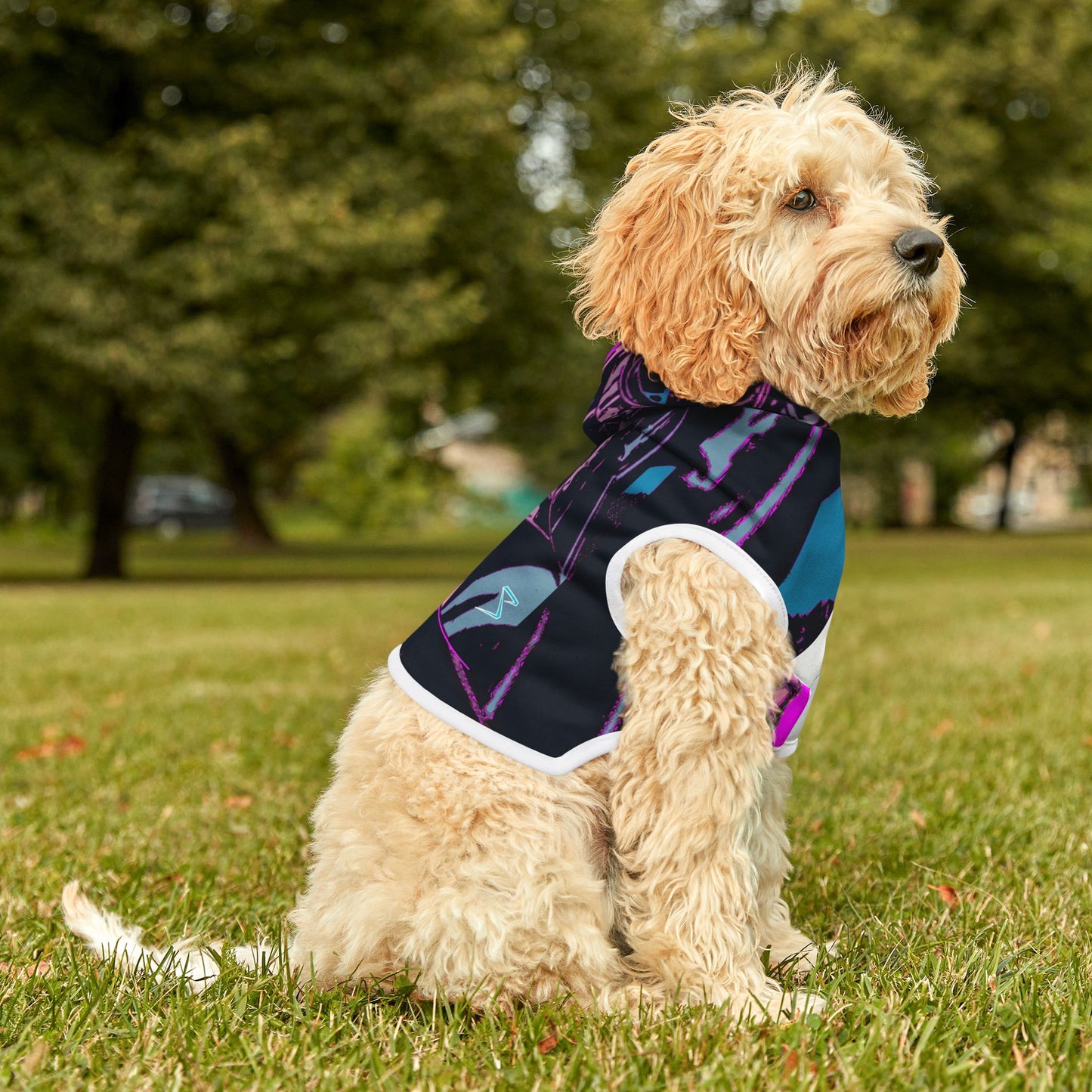 Sheevs PetLine: Siths Pawfect Partner:  Trendy Pet Hoodie with Vibrant Graphic Design