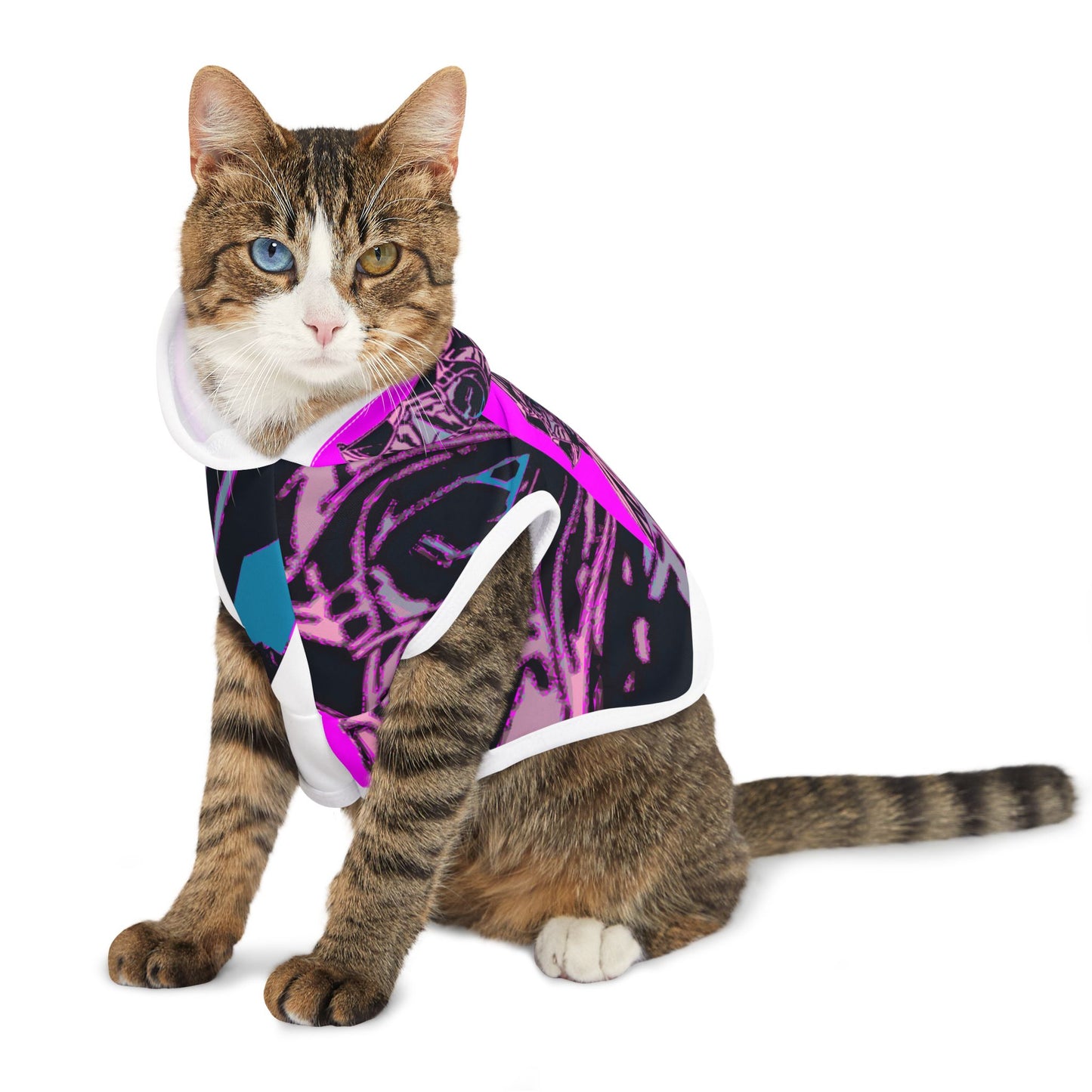 Sheevs PetLine: Siths Pawfect Partner:  Trendy Pet Hoodie with Vibrant Graphic Design