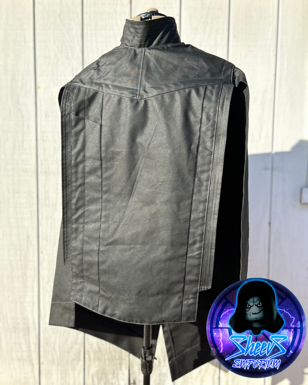 Sheevs Emporium Art: Imp Pancho in Black Waxed Canvas
