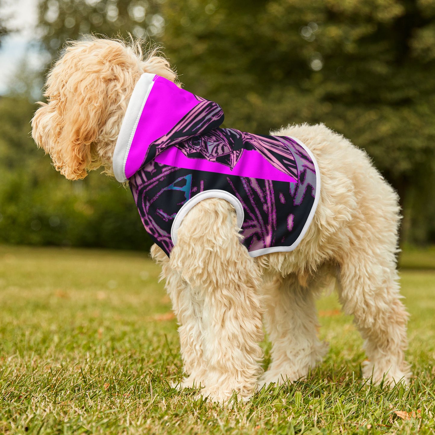 Sheevs PetLine: Siths Pawfect Partner:  Trendy Pet Hoodie with Vibrant Graphic Design