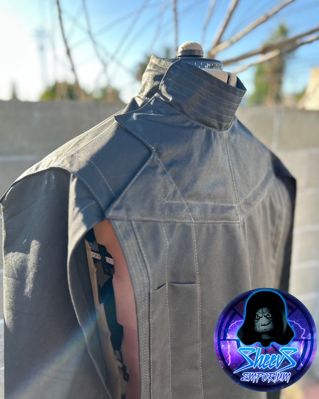 Sheevs Emporium Art: Imp Pancho in Black Waxed Canvas