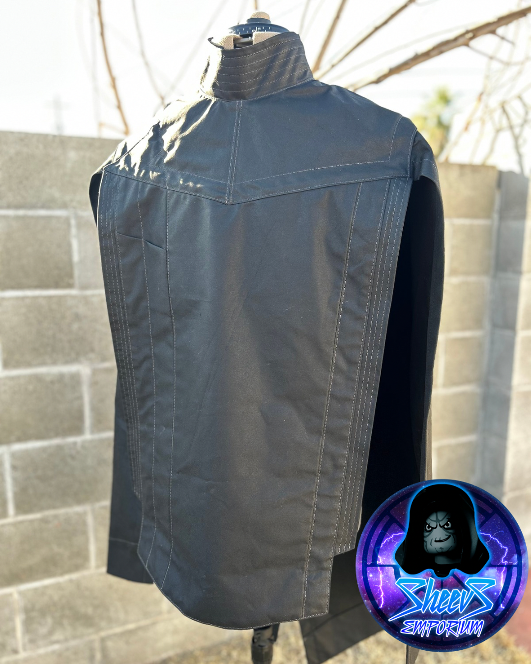 Sheevs Emporium Art: Imp Pancho in Black Waxed Canvas