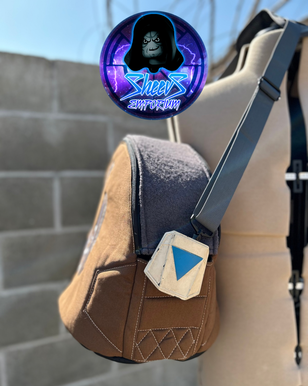 Sheevs Emporium Art: Shiny Space Man Utility Bag